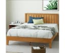 ZINUS Holzbett Alexis Mid-Century Design 140x200 cm Kiefernholz Bild 2