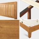 ZINUS Holzbett Alexis Mid-Century Design 140x200 cm Kiefernholz Bild 3