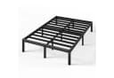 ZINUS Bettgestell Felix Bettrahmen mit Lattenrost, Gästebett Metallbett Schwarz 140x200 cm Bild 1