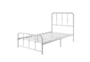 ZINUS Bettgestell Florence, Bett mit Kopf- und Fussteil, 90x200cm, Weiß Bild 1
