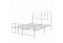 ZINUS Bettgestell Florence Bett mit Kopf- und Fussteil 140x200cm Weiß Bild 1