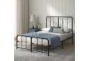 ZINUS Bettgestell Florence Bett mit Kopf- und Fussteil 140x200cm Schwarz Bild 2