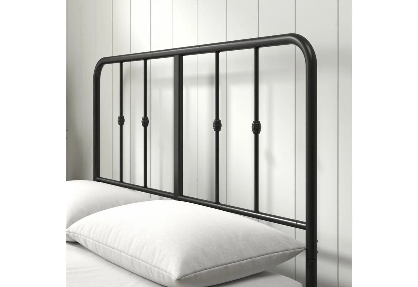 ZINUS Bettgestell Florence Bett mit Kopf- und Fussteil 140x200cm Schwarz - Bild 4