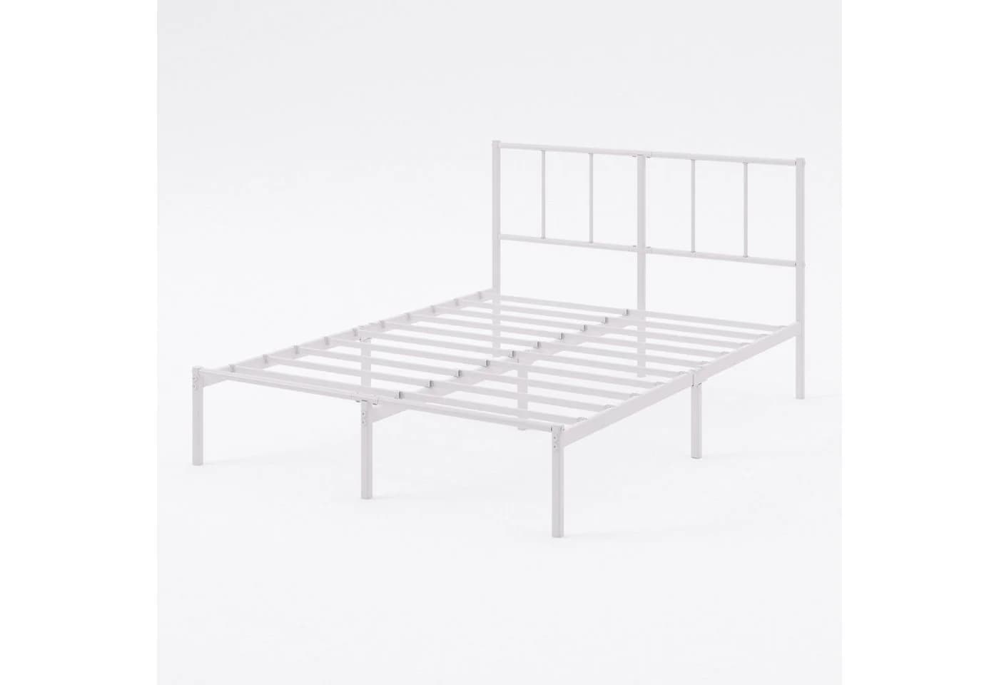 ZINUS Bettgestell Florence Square Nova mit Kopfteil 140x200 cm