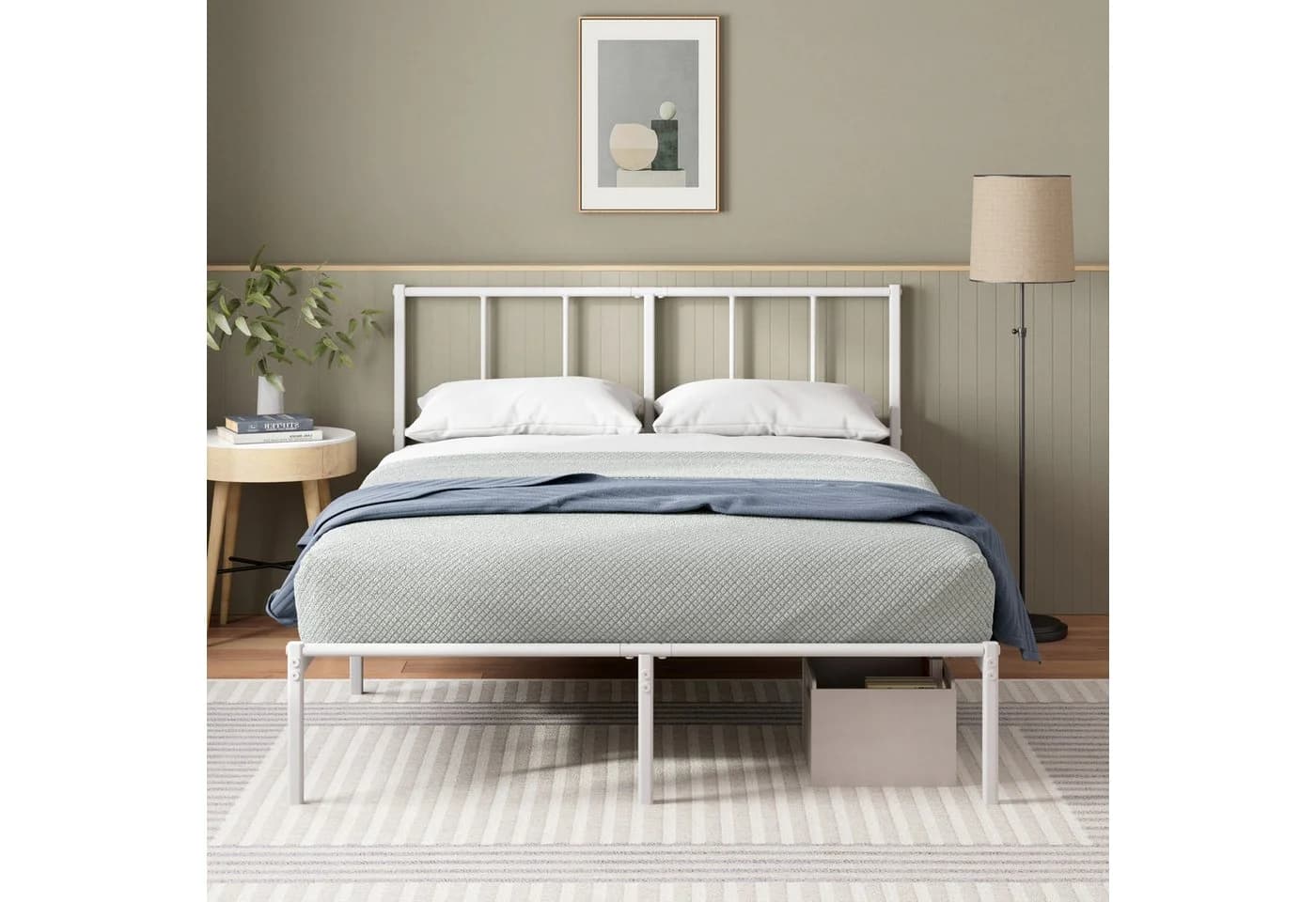 ZINUS Bettgestell Florence Square Nova mit Kopfteil 140x200 cm - Bild 3
