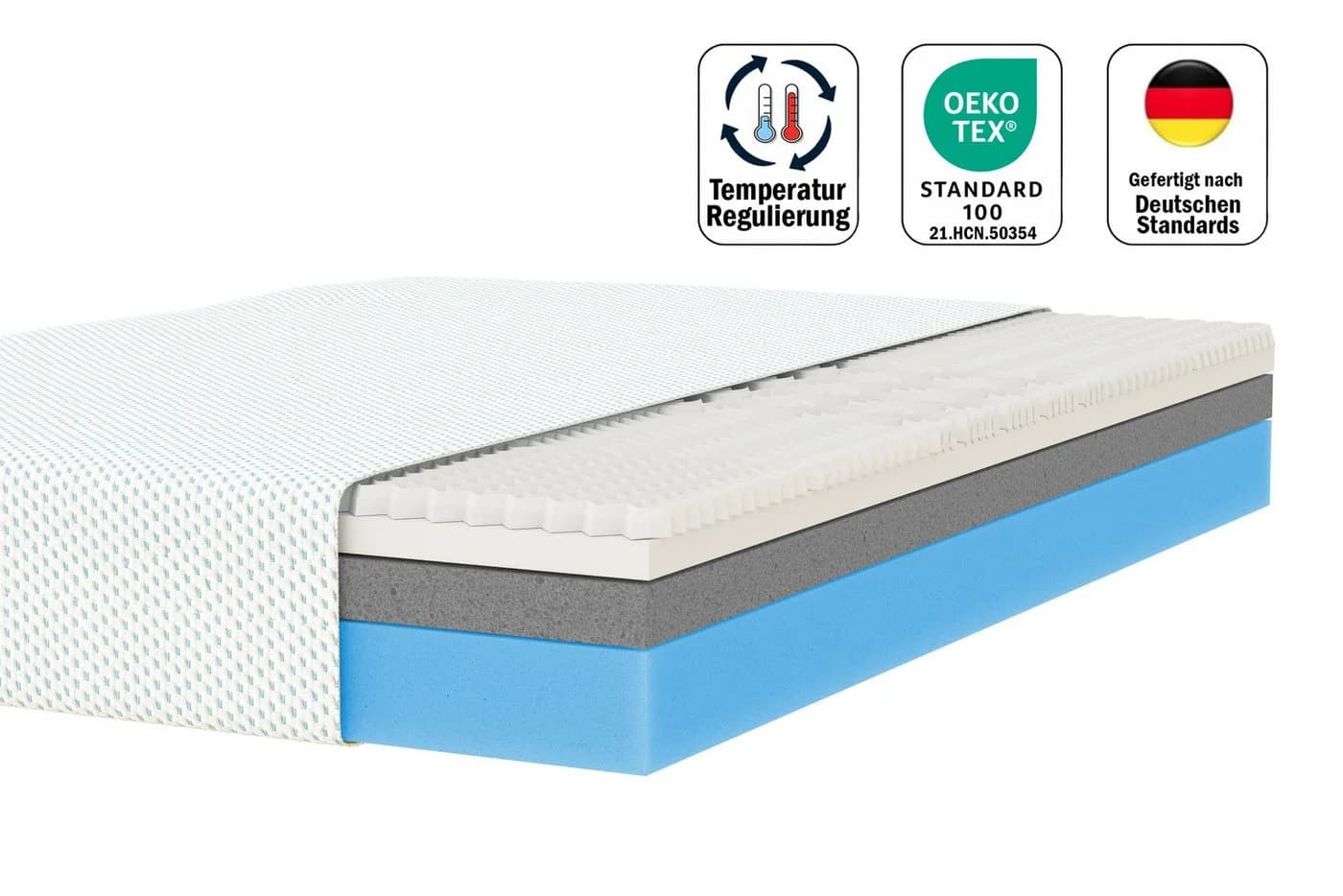ZINUS Komfortschaummatratze Memory Foam 90x200 cm 20,3 cm - Bild 2
