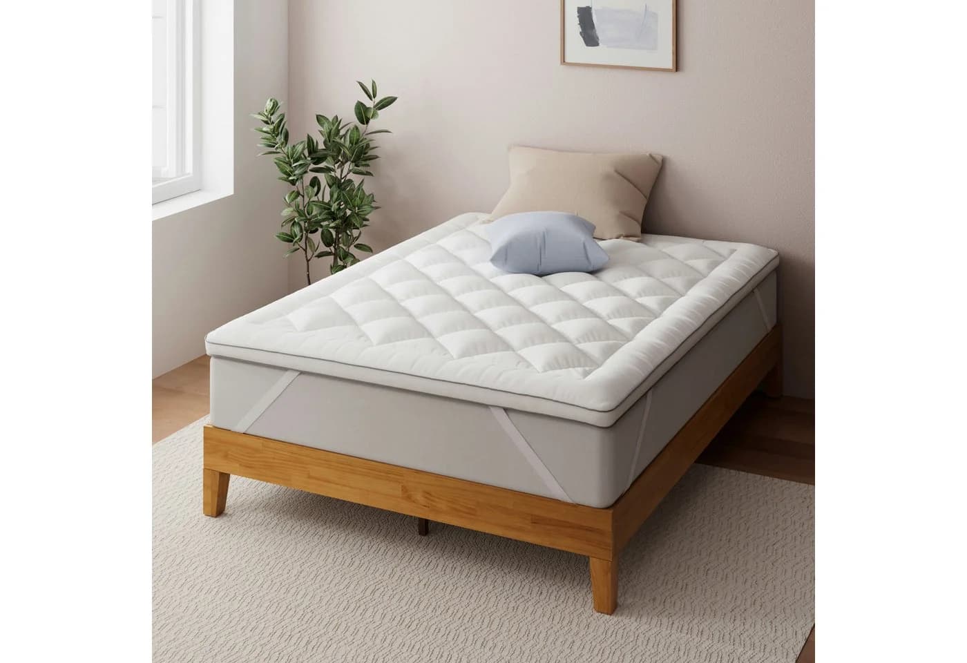 ZINUS ComfortSleep Matratzentopper Bambusfaser 90x200 cm