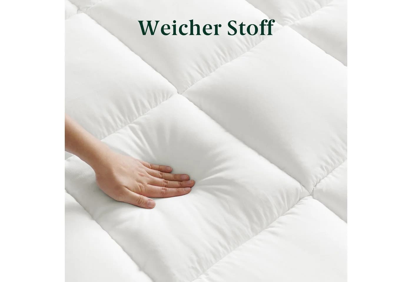 ZINUS ComfortSleep Matratzentopper Bambusfaser 90x200 cm - Bild 4