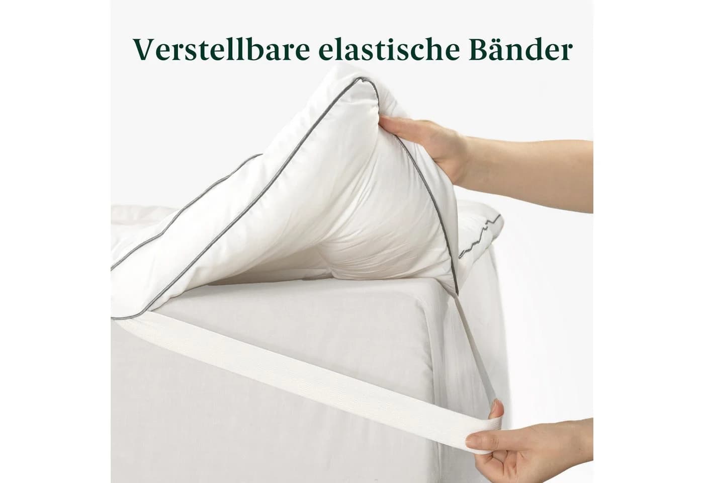 ZINUS ComfortSleep Matratzentopper Bambusfaser 90x200 cm - Bild 5
