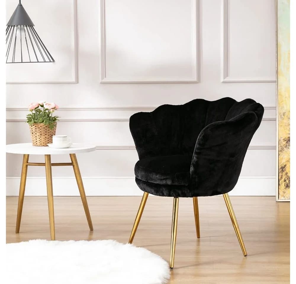 WAHSON OFFICE CHAIRS Loungesessel Weicher Samt Armlehnstuhl