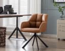 WAHSON OFFICE CHAIRS Bürostuhl Braun Kunstleder Bild 1