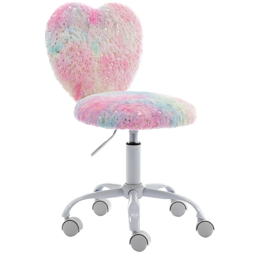 WAHSON OFFICE CHAIRS Schreibtischstuhl Kunstpelz Bunt - Bild 2