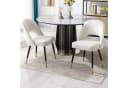 WAHSON OFFICE CHAIRS Esszimmerstuhl Samt 2er Set Beige Bild 1