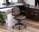 WAHSON OFFICE CHAIRS Bürostuhl Braun Kunstleder höhenverstellbar Bild 1
