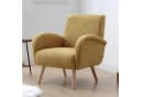 WAHSON OFFICE CHAIRS Sessel Retro Polstersessel Gelb Bild 1