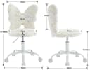 WAHSON OFFICE CHAIRS Kinderstuhl Weiß Kunstfell höhenverstellbar drehbar Bild 1