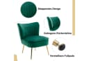 WAHSON OFFICE CHAIRS Loungesessel Grün Moderner Ohrensessel Bild 5