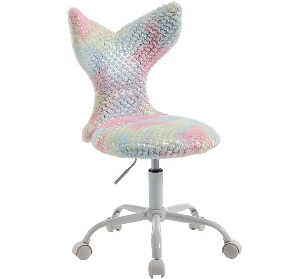 WAHSON OFFICE CHAIRS Kinderstuhl Kunstfell höhenverstellbar drehbar - Bild 2