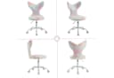 WAHSON OFFICE CHAIRS Kinderstuhl Kunstfell höhenverstellbar drehbar Bild 3
