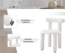 WAHSON OFFICE CHAIRS Esszimmerstuhl 2er Set Modern Weiß Bild 5