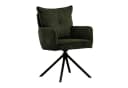 WAHSON OFFICE CHAIRS Bürostuhl Kordsamt Grün Ergonomisch 360° Drehbar Bild 2