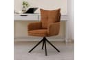 WAHSON OFFICE CHAIRS Bürostuhl Kordsamt Schwarz 360° drehbar Bild 1