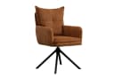 WAHSON OFFICE CHAIRS Bürostuhl Kordsamt Schwarz 360° drehbar Bild 2