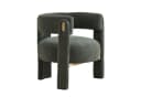 WAHSON OFFICE CHAIRS Ohrensessel Modern Grün Chenille Bild 2
