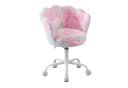 WAHSON OFFICE CHAIRS Kinder-Drehstuhl Samt/Kunstfell Blütenblatt-Design Bild 2