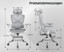 WAHSON Ergonomischer Bürostuhl mit Fußstütze & 3D-Mesh Bild 3