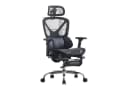 WAHSON OFFICE CHAIRS Ergonomischer Bürostuhl Schwarz mit Fußstütze Bild 2