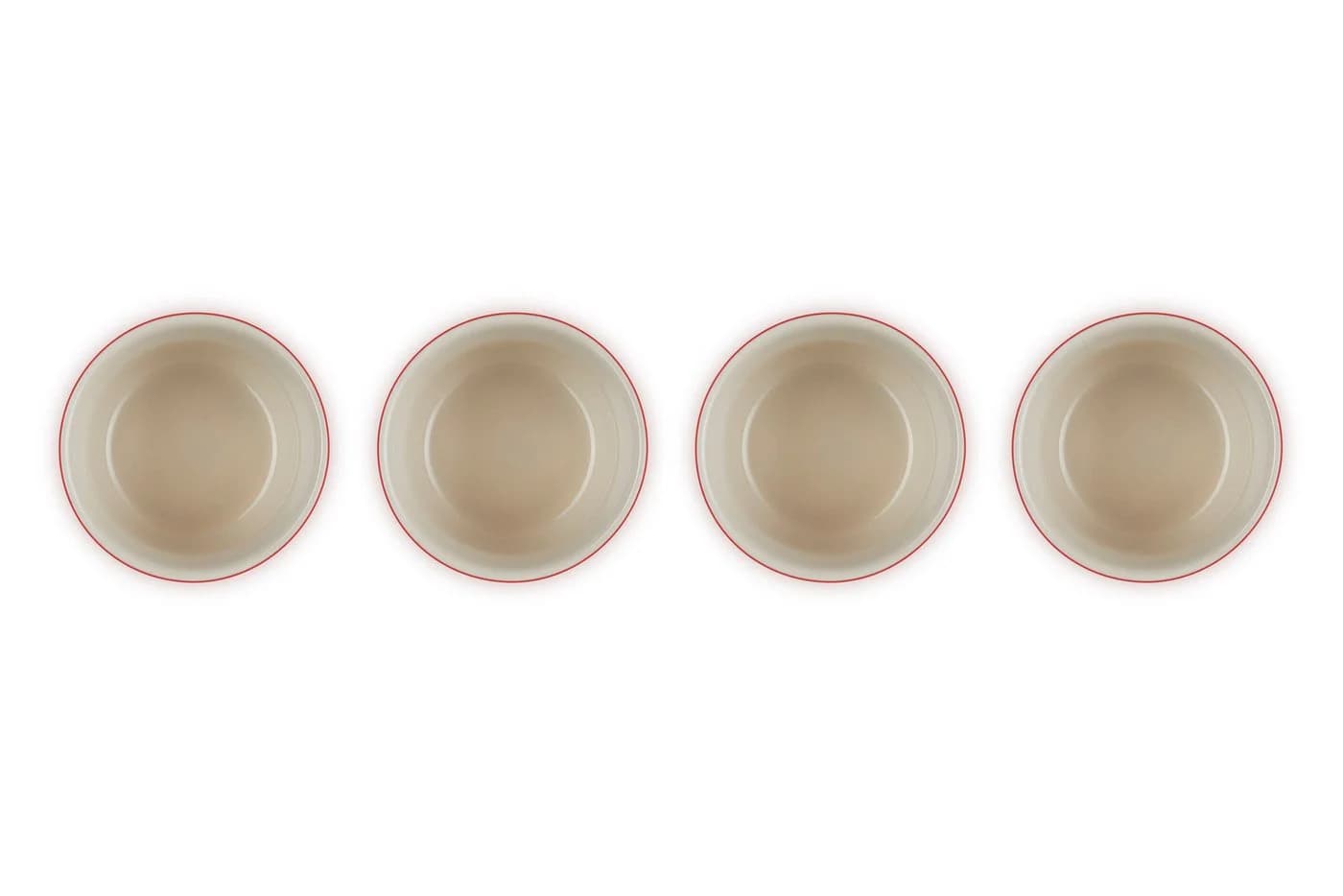 Le Creuset Portionsförmchen 4-er Set Mini Förmchen Steinzeug Kirschrot - Bild 5