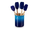 LE CREUSET Craft Kochkellen-Set 5tlg. Azure Silikon & Steinzeug Bild 2