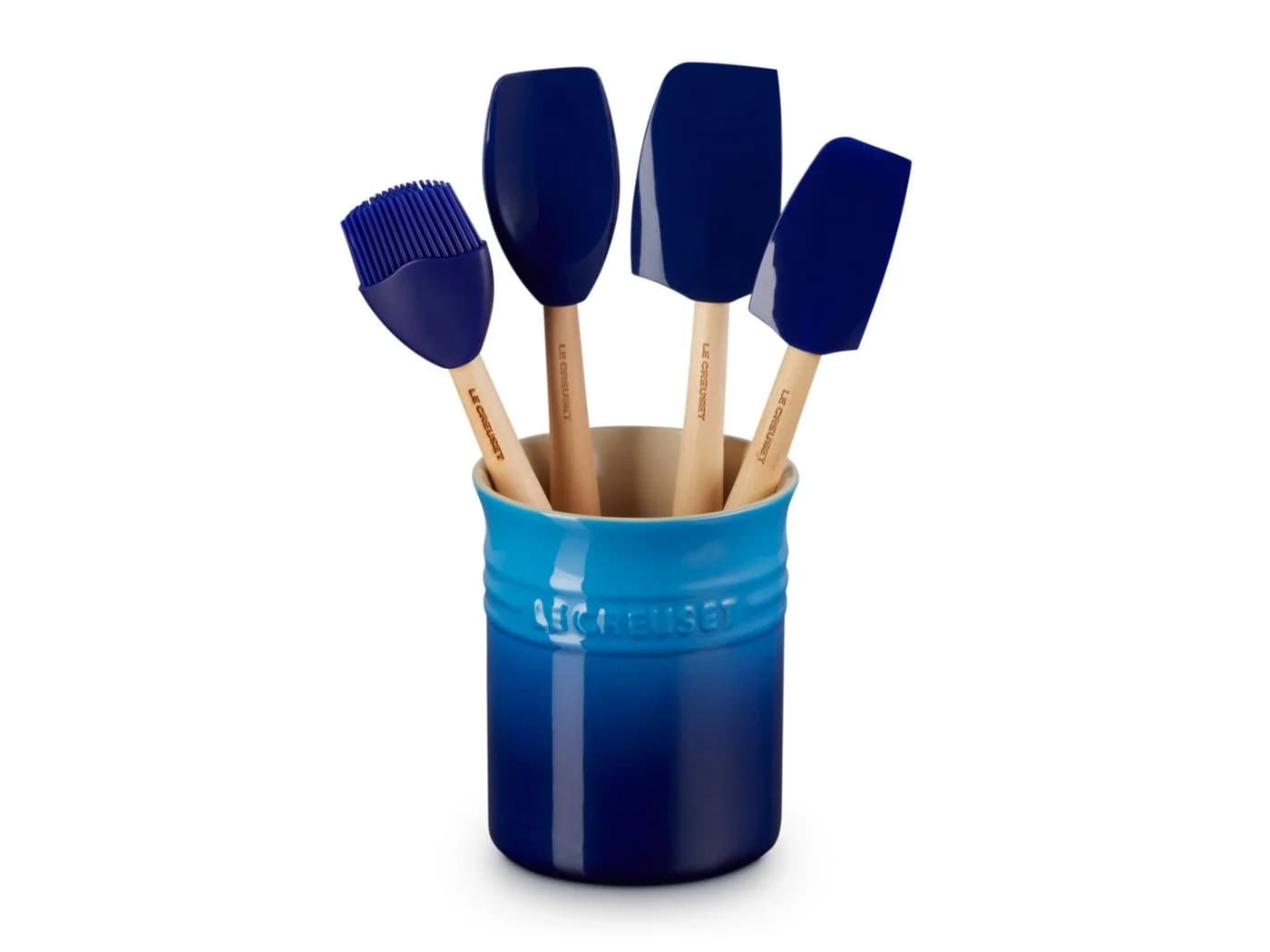 LE CREUSET Craft Kochkellen-Set 5tlg. Azure Silikon & Steinzeug - Bild 2