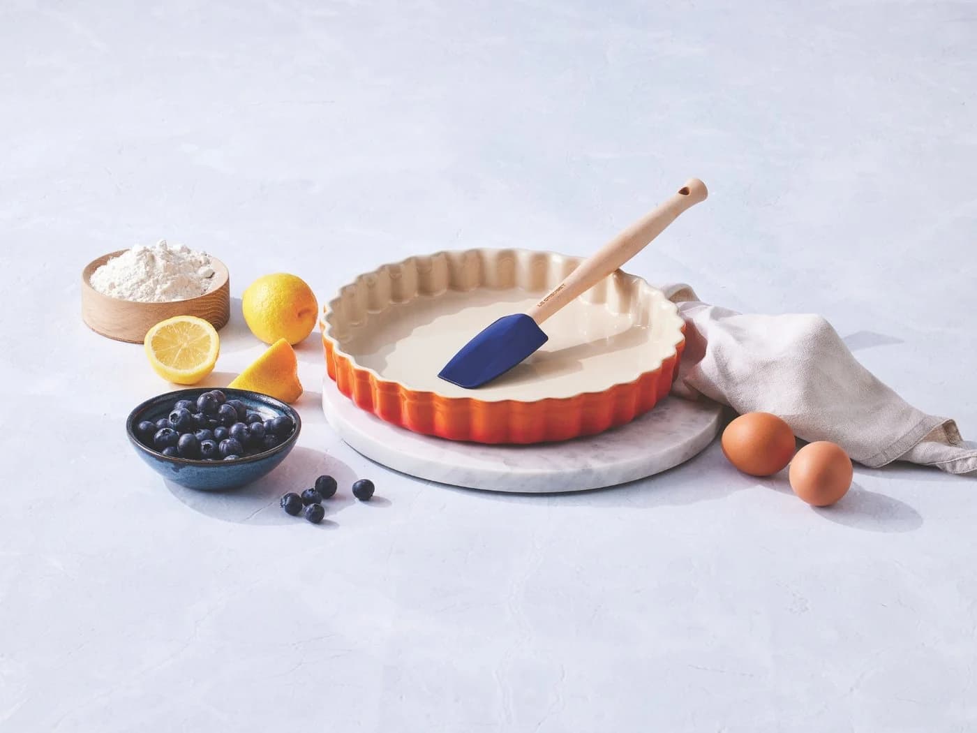 LE CREUSET Craft Kochkellen-Set 5tlg. Azure Silikon & Steinzeug - Bild 4