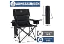 TIMBER RIDGE Campingstuhl Faltbar 200kg Belastbar Bild 3