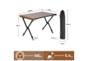 TIMBER RIDGE Campingtisch Klappbar 100 kg Tragkraft Bild 3