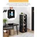 NAIMP Schuhregal Verstellbar Schwarz PVC-Holz-Kunststoff Bild 1