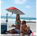 Sport-Brella Versa-Brella Sonnenschirm Blau 360° drehbar Bild 1