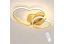 Riserva LED Deckenleuchte Herz Gold 39W dimmbar mit Fernbedienung Bild 2