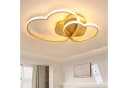 Riserva LED Deckenleuchte Herz Gold 39W dimmbar mit Fernbedienung Bild 3