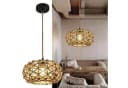 Riserva Hängeleuchte Rattan Boho E27 Ø31 cm Bild 1