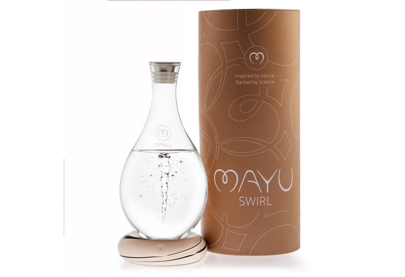 MAYU Water Wasserkaraffe Swirl Borosilikatglas - Bild 2