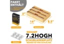 SpaceAid Folienspender 2-in-1 Bambus Bild 3