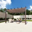 Moderner Pavillon oder Pergola aus Aluminium und Polyester Bild 2