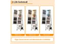 GarveeMore Schmuckschrank mit Ganzkörperspiegel & LED-Licht Weiß Bild 4
