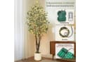 GarveeMore Kunstbaum Eukalyptus mit LED Licht Fernbedienung 180 cm Bild 5