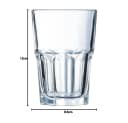 Arcoroc Granity Longdrinkglas 350 ml 6er Set Transparent Bild 3