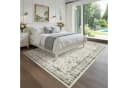 GarveeMore Faltbarer Boho-Teppich Beige/Weiß Print-Design Bild 1