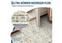 GarveeMore Faltbarer Boho-Teppich Beige/Weiß Print-Design Bild 4